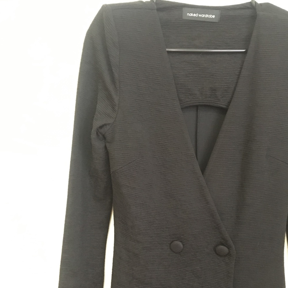 Long sleeve strong shoulder duster